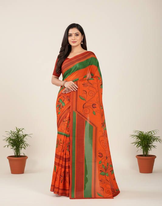 Faria Pure Cotton Sarees