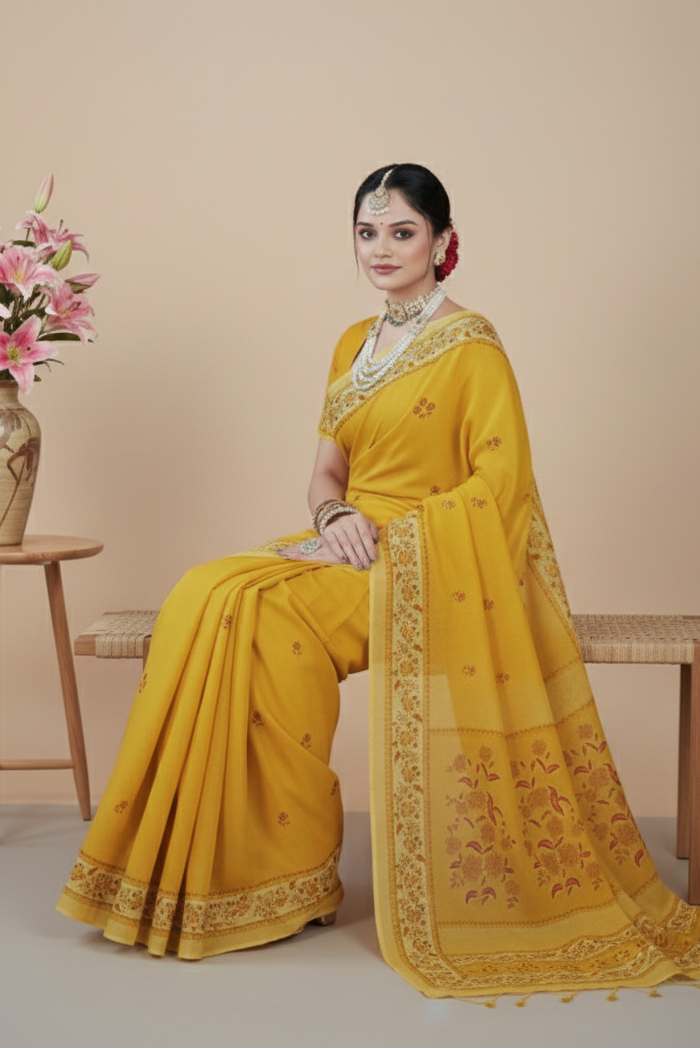 Ritika Cotton Printed Saree 15209