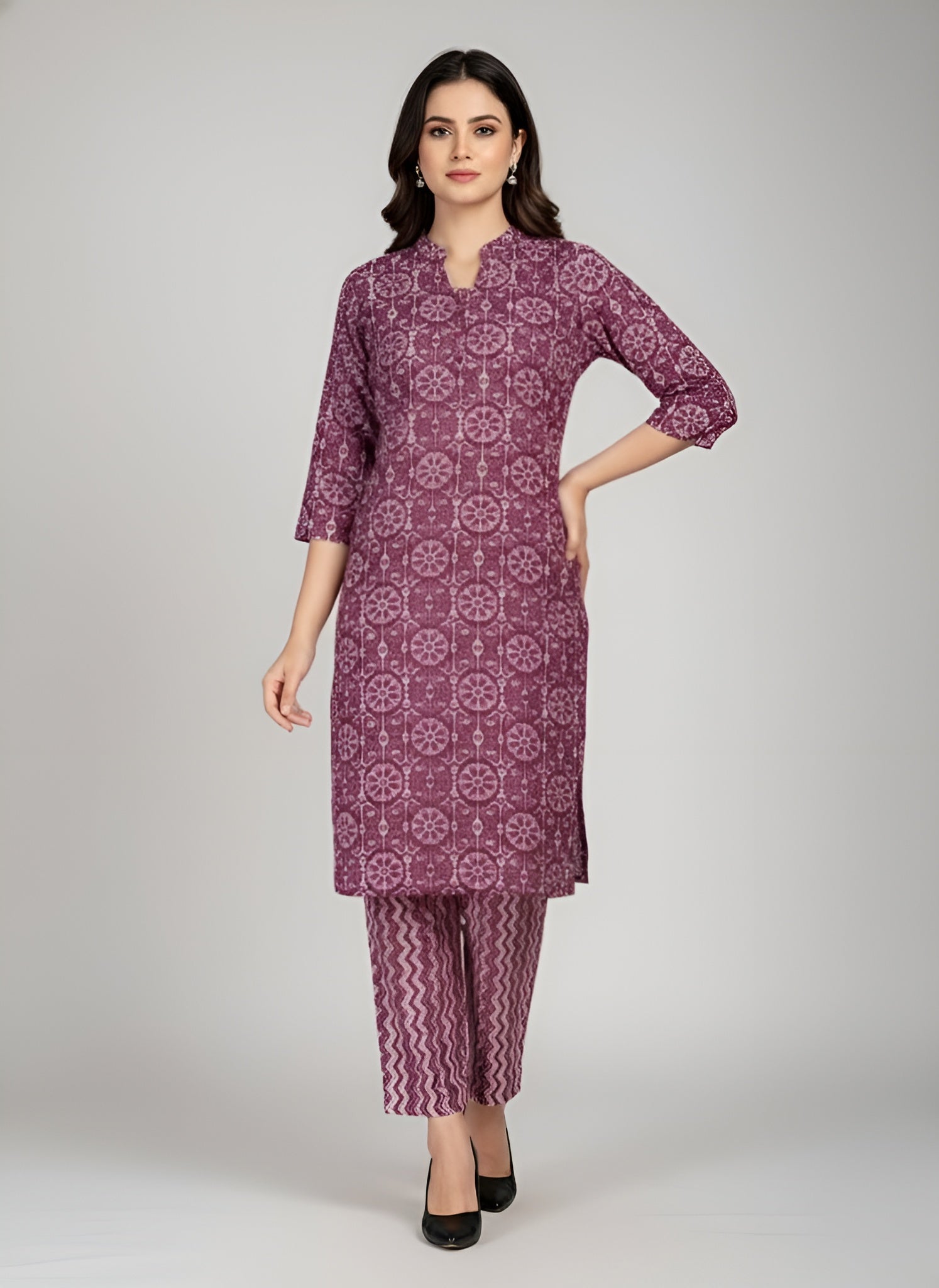 Kangana Combo Cotton Printed Kurti Set 1007