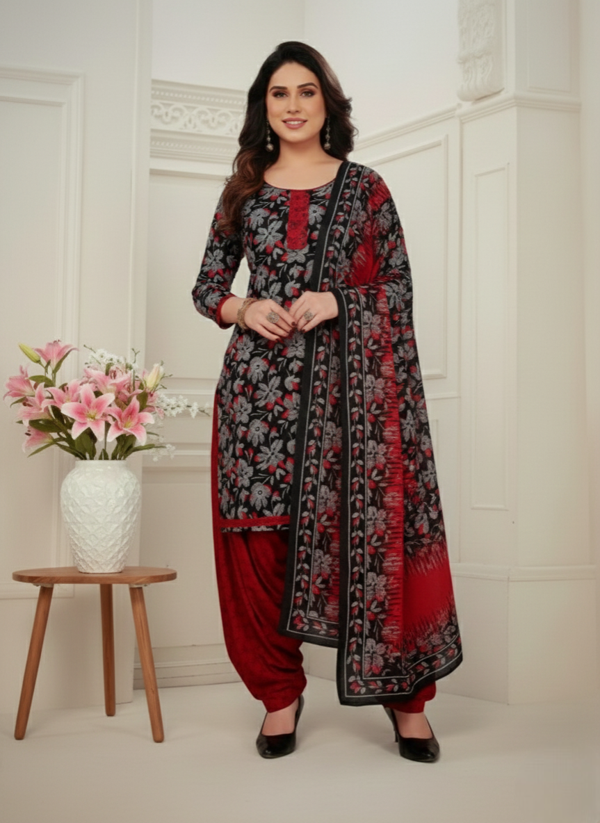 Sonpari Cotton Printed Stitched Salwar Suit XL 3009