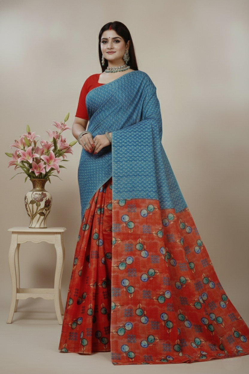 Raasa Cotton Printed Saree 10768