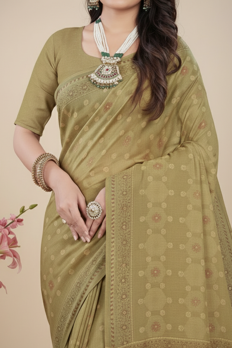 Ritika Cotton Printed Saree 1008