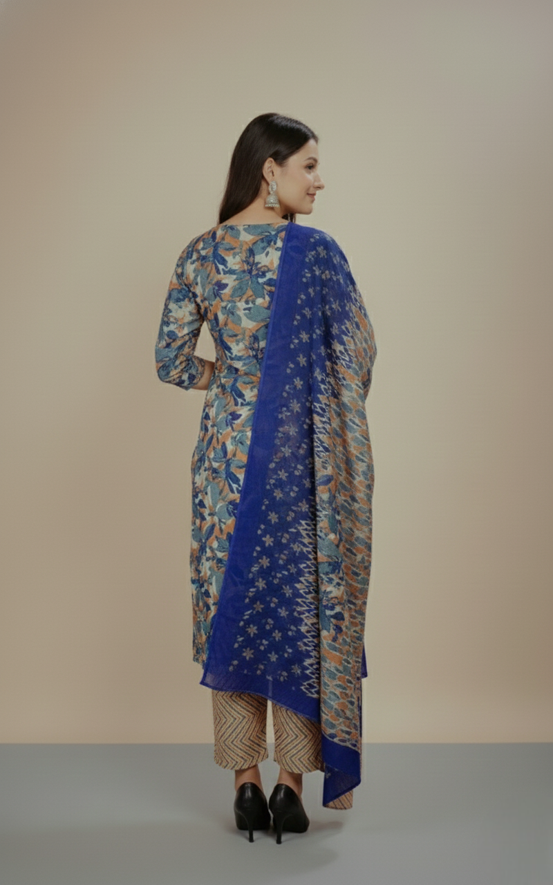 Vasundhara Cotton Printed Stitched Salwar Suit XXXL 1002