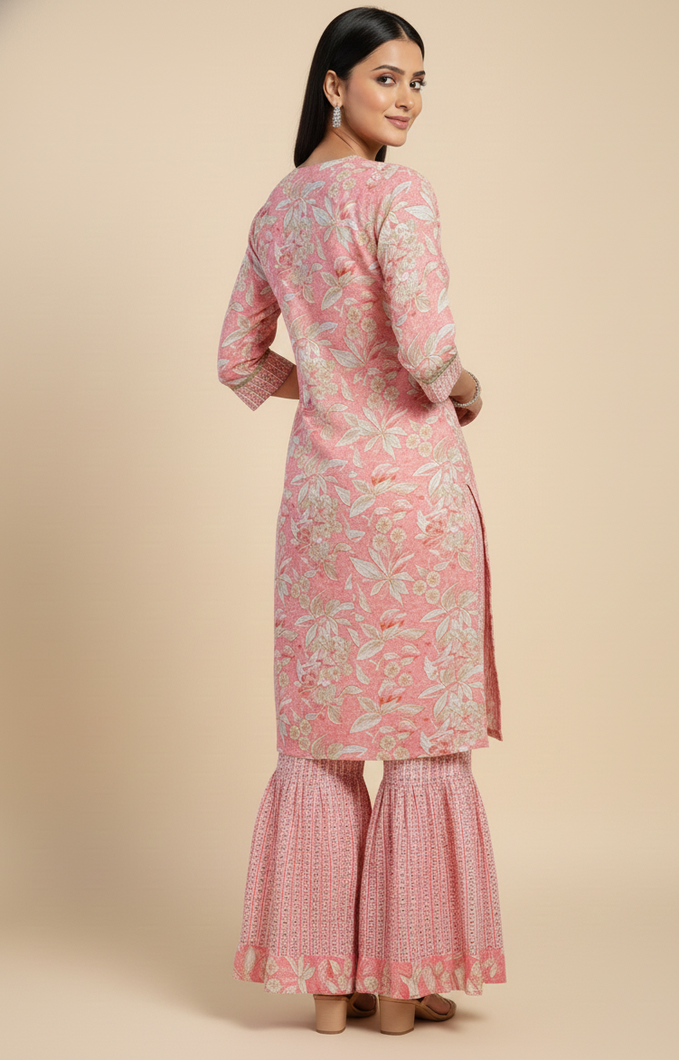 Irish Cotton Printed Kurti Set 7002