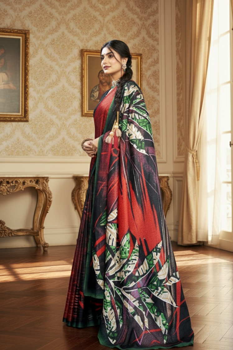 Jeevan Sathi Cotton Digital Printed Saree