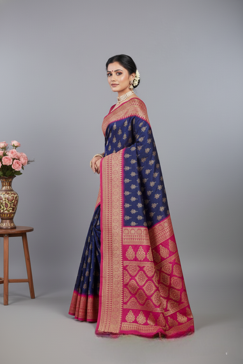 Gold Star Malai Cotton Printed Saree 2958