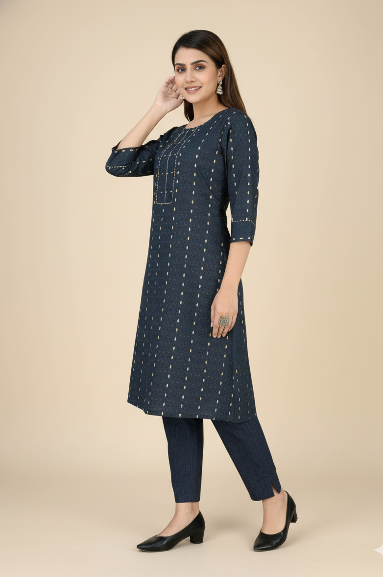 Koyel Cotton Kurti Set 3001