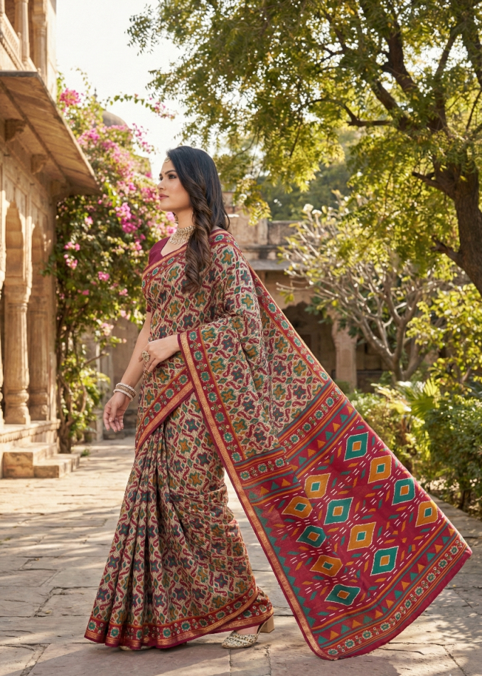 MINU SAREE SILK KANISHKA IKKAT 39375