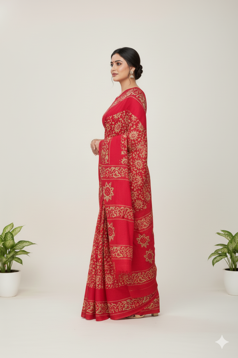 Melody 14 Cotton Printed Saree 781041