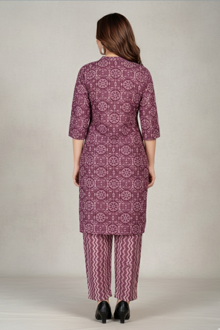 Kangana Combo Cotton Printed Kurti Set 1007