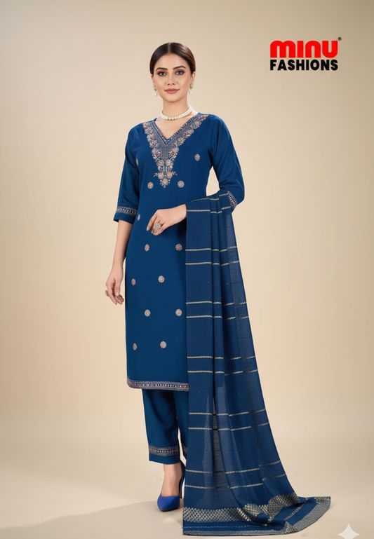 Abhilasha Cotton Printed Stitched Salwar Suit