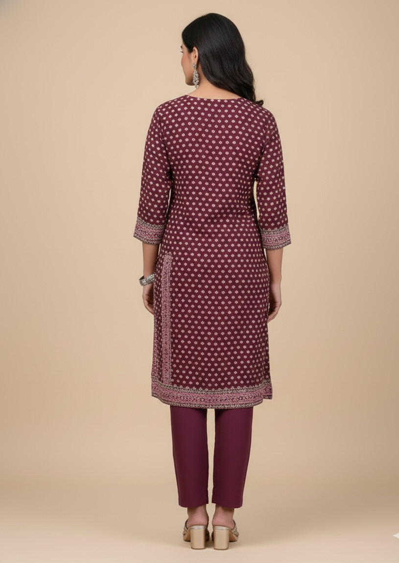 Pratishtha Cotton Printed Kurti Set 1004