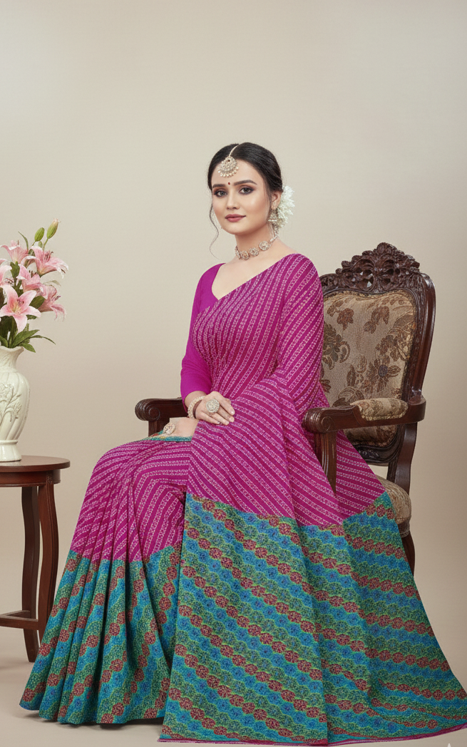Nayantara Cotton Printed Saree 66321