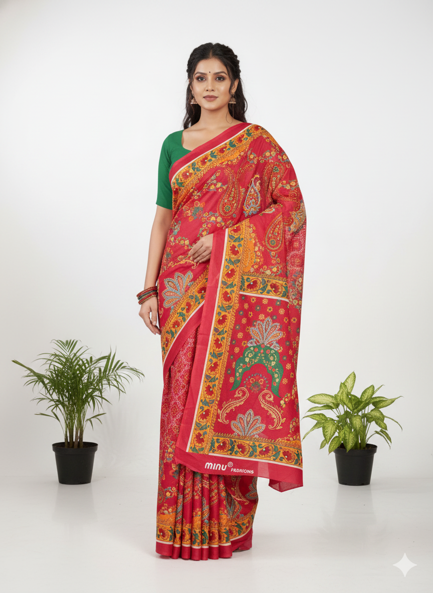 MINU SAREE DIGITAL FASHION RADHEY KRISHNA 45056