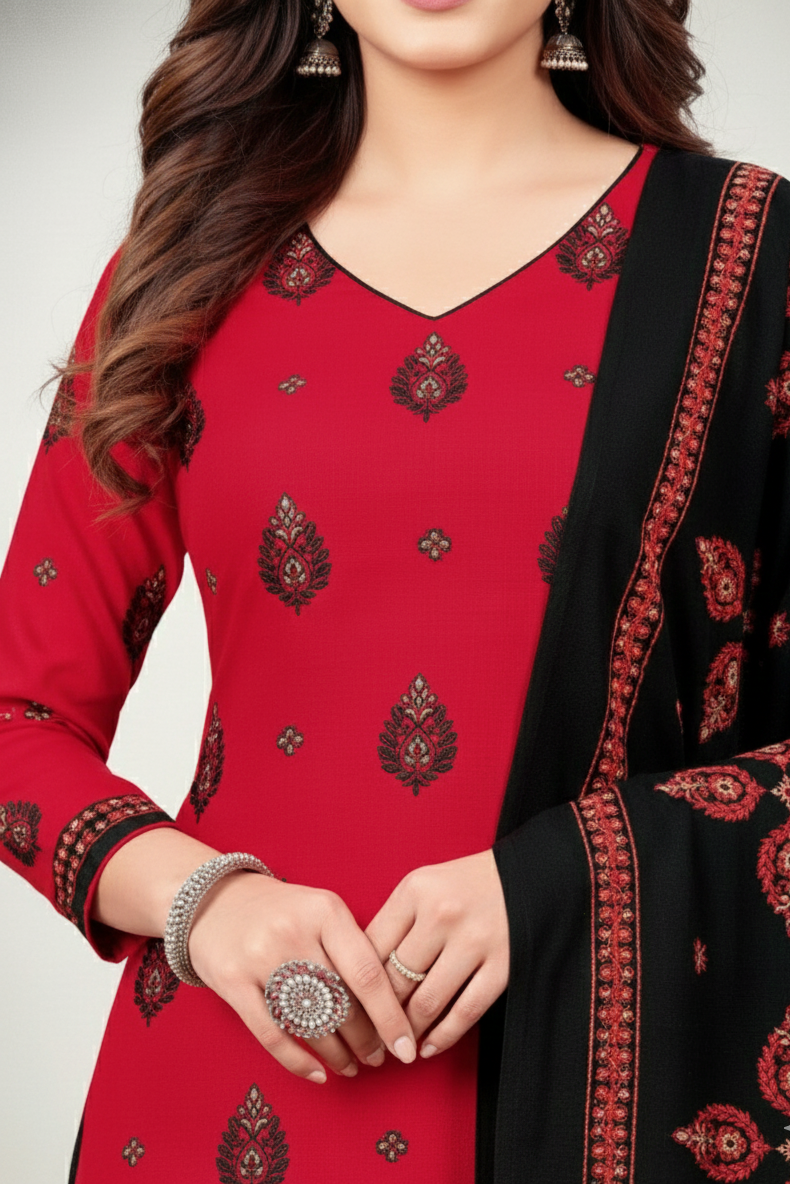 Akshara Patiyala Cotton Printed Stitched Salwar Suit 1701