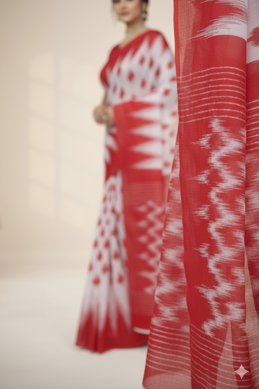 Saptapar Cotton Printed Saree 2515