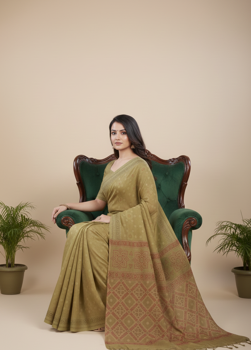 Ritika Cotton Printed Saree 1008