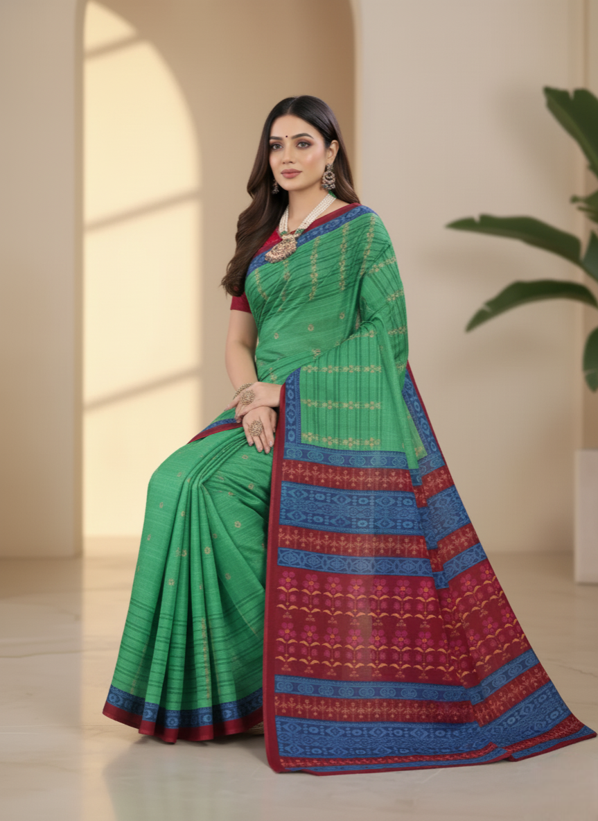 Aparajita Cotton Printed Saree 1004
