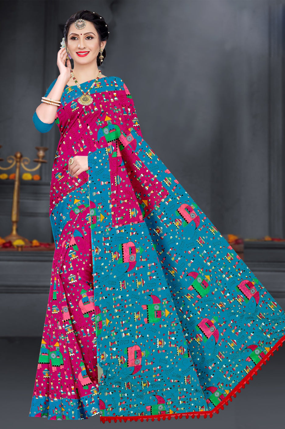 MINU SAREE HASTHLEKHA V-1 0004