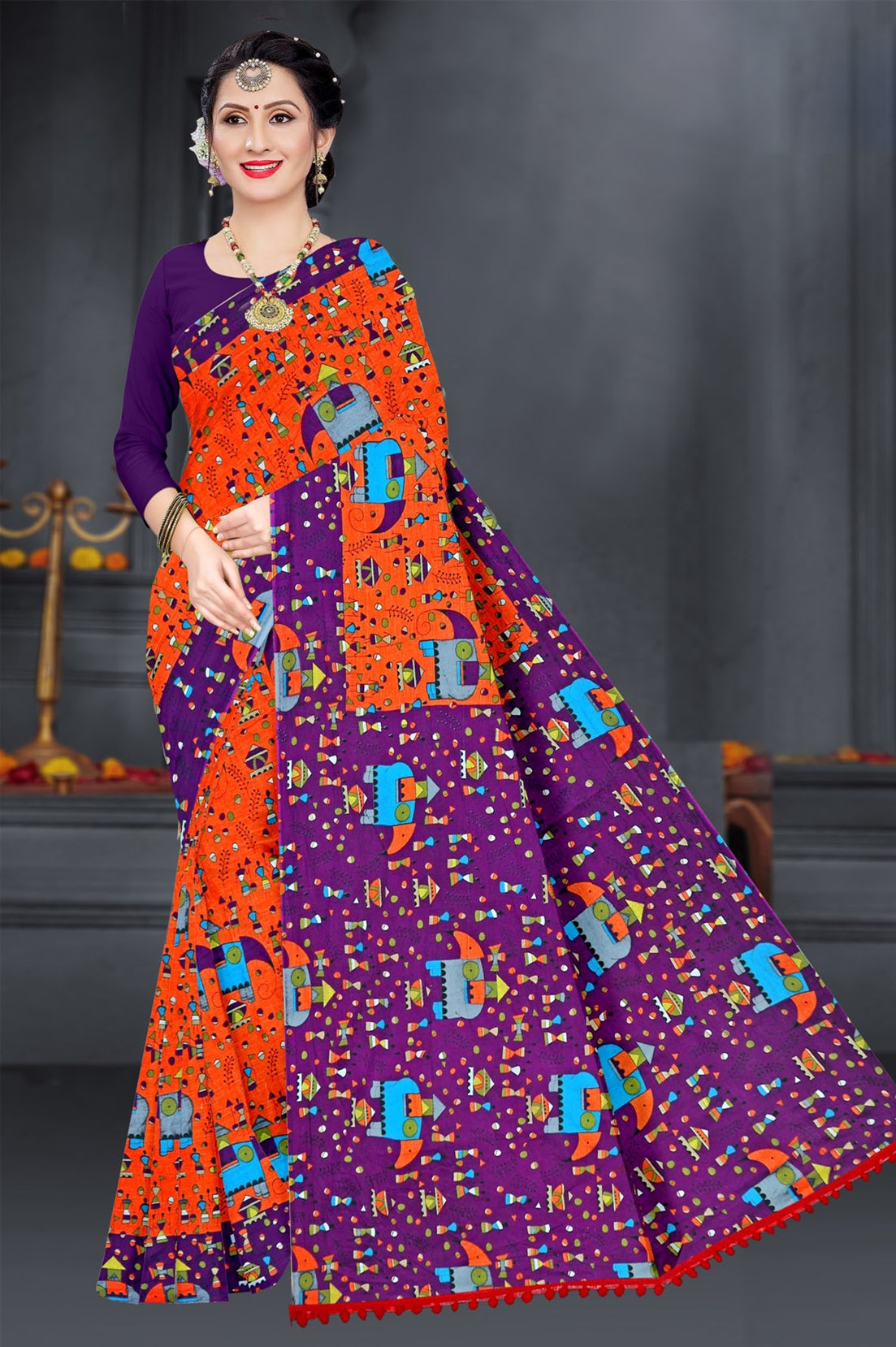 MINU SAREE HASTHLEKHA V-1 0009
