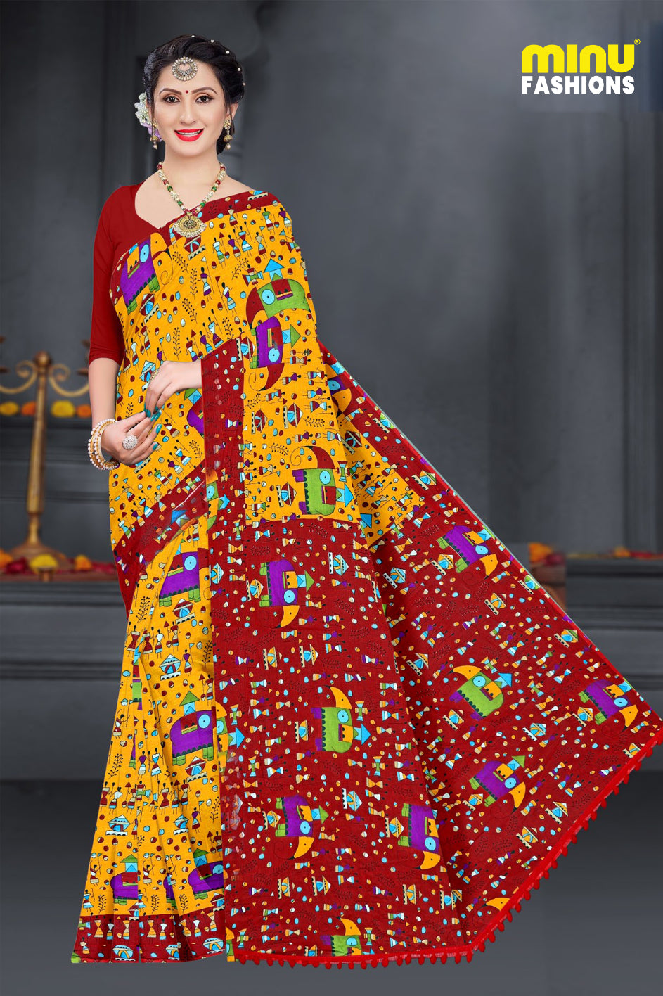 MINU SAREE HASTHLEKHA V-1 0001