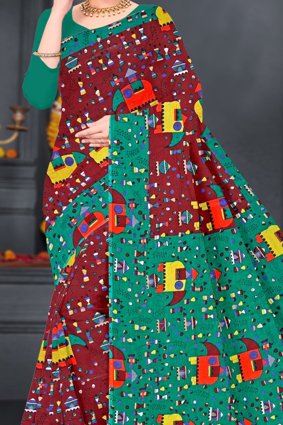 MINU SAREE HASTHLEKHA V-1 00010