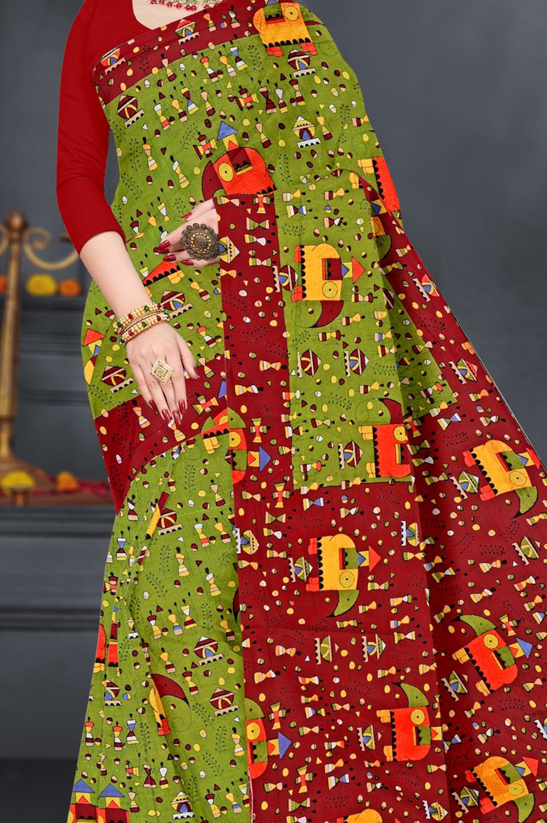 MINU SAREE HASTHLEKHA V-1 0008