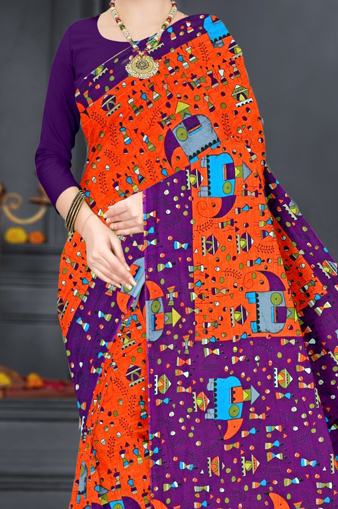 MINU SAREE HASTHLEKHA V-1 0009