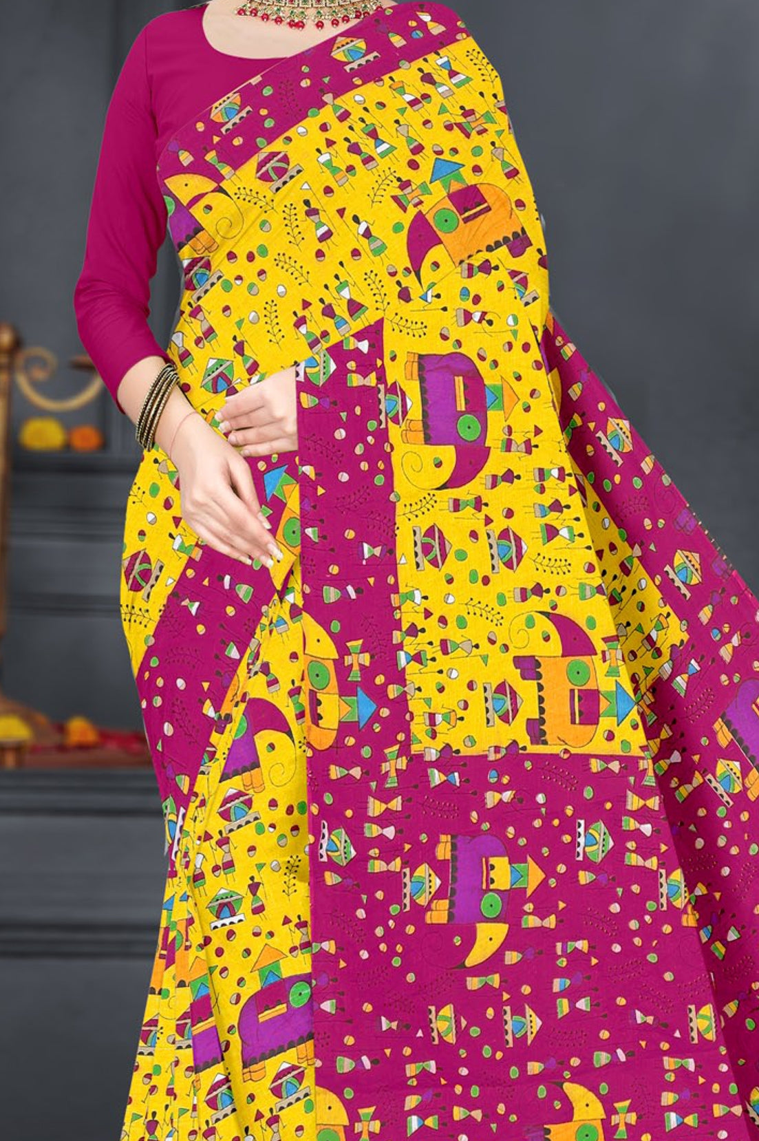 MINU SAREE HASTHLEKHA V-1 0007