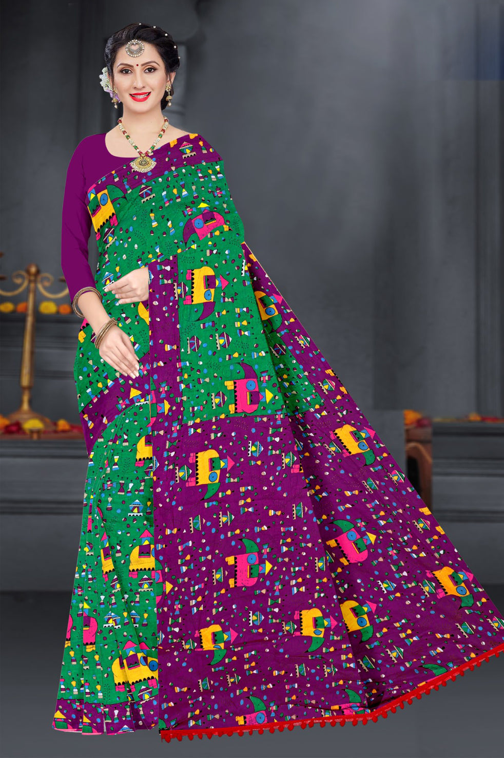 MINU SAREE HASTHLEKHA V-1 0002