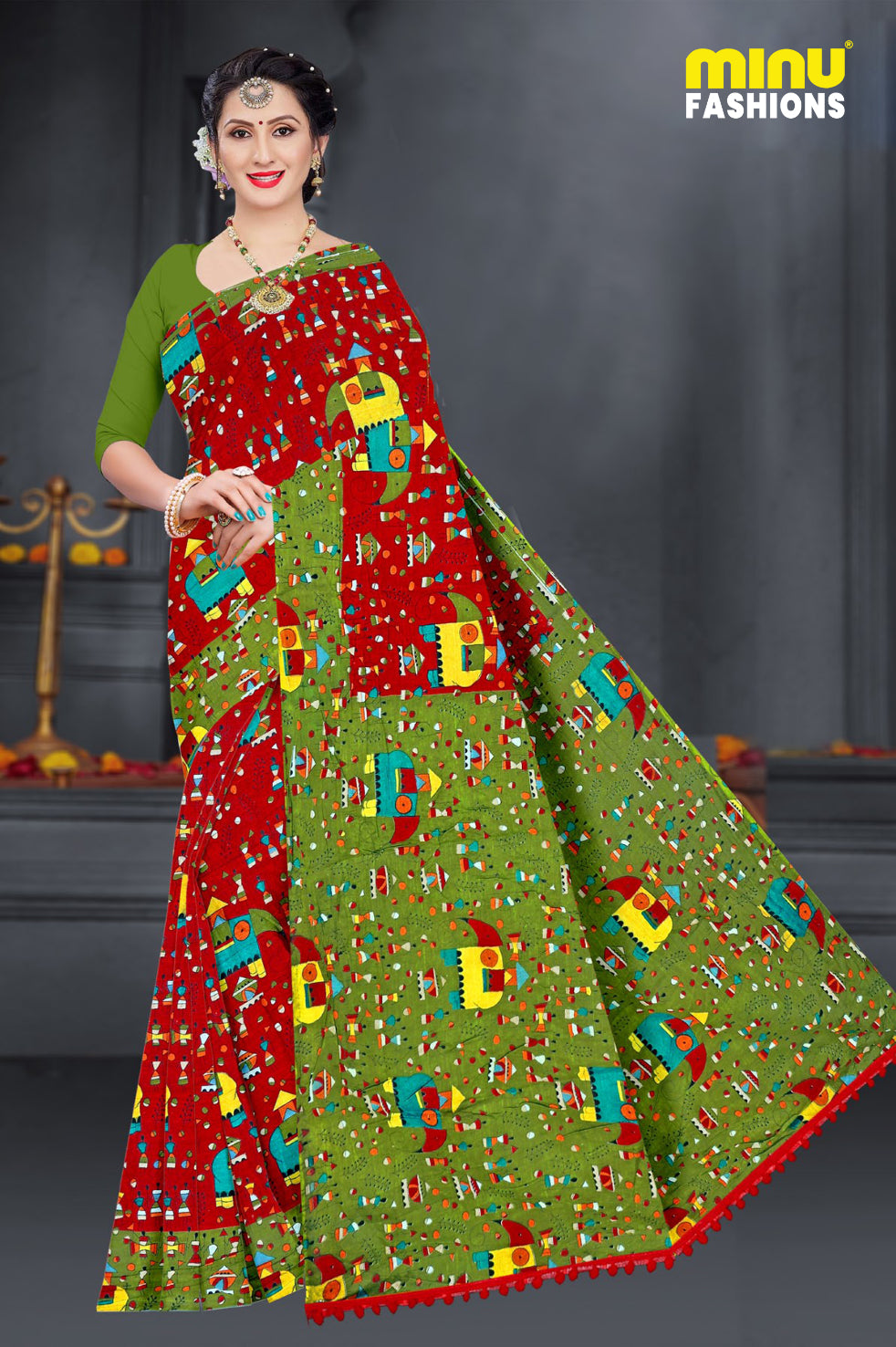 MINU SAREE HASTHLEKHA V-1 0005
