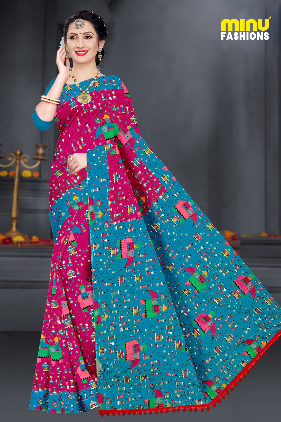 MINU SAREE HASTHLEKHA V-1 0004