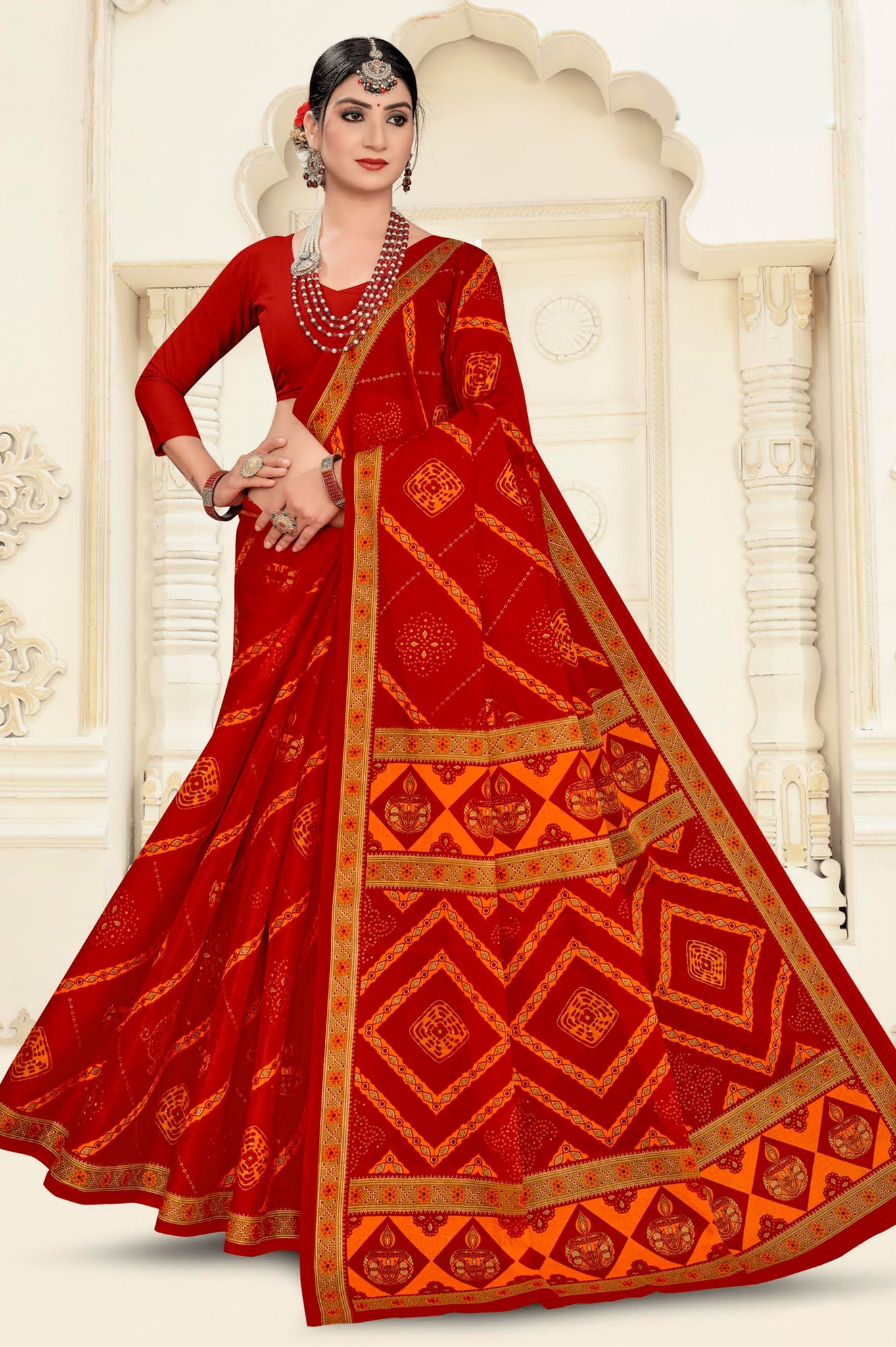 MINU SAREE HUMRAAZ CHUNRI V-1 1011