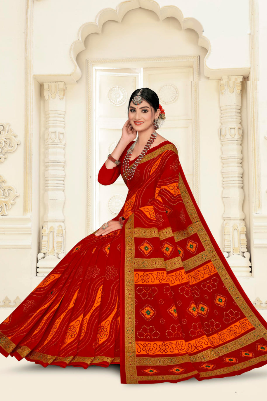 MINU SAREE HUMRAAZ CHUNRI V-1 1033