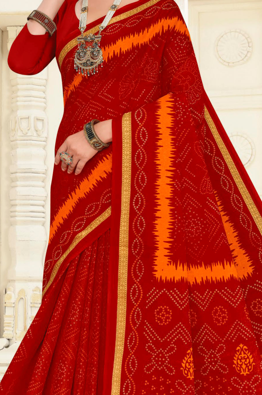 MINU SAREE HUMRAAZ CHUNRI V-1 11010