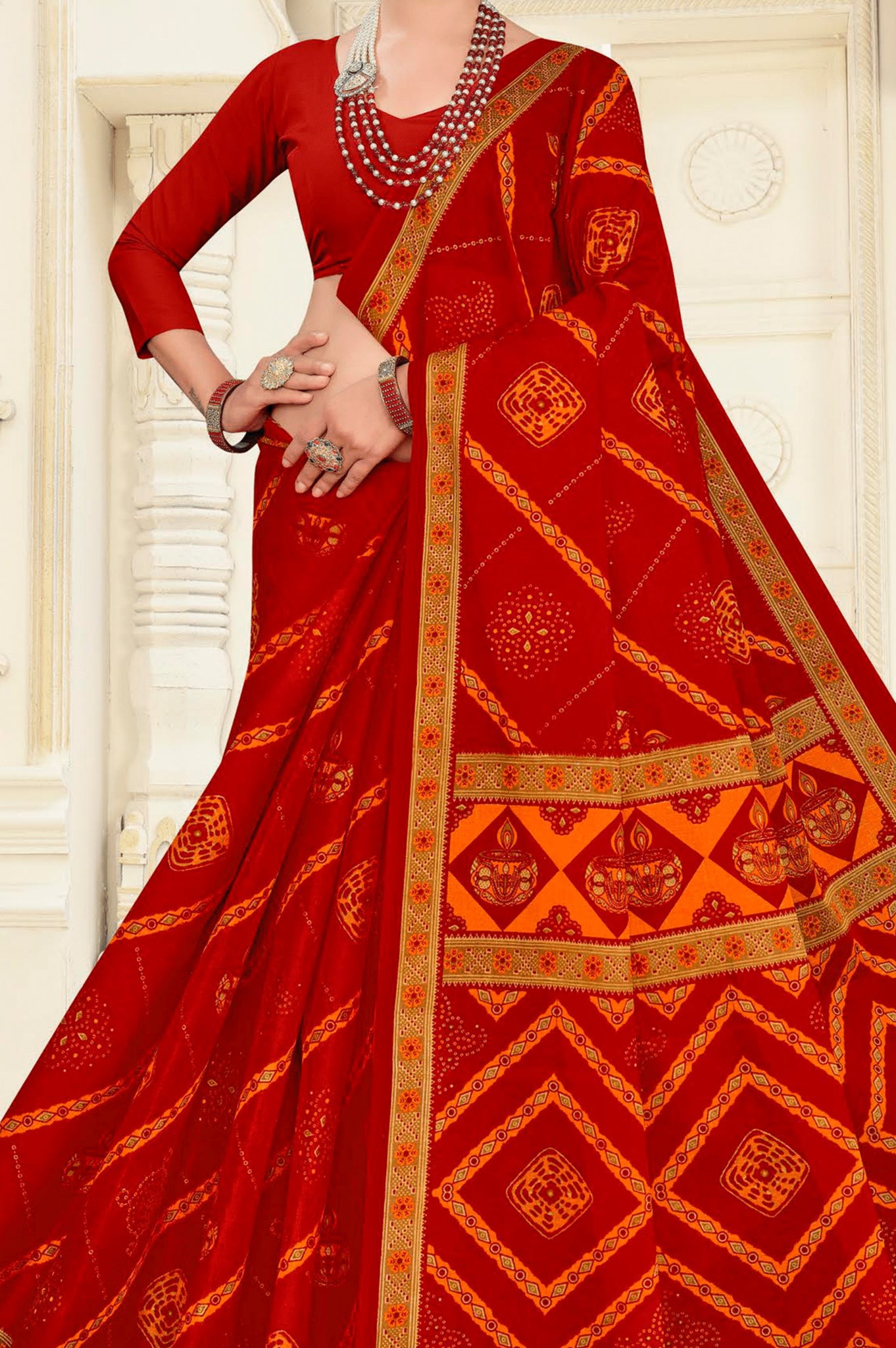 MINU SAREE HUMRAAZ CHUNRI V-1 1011