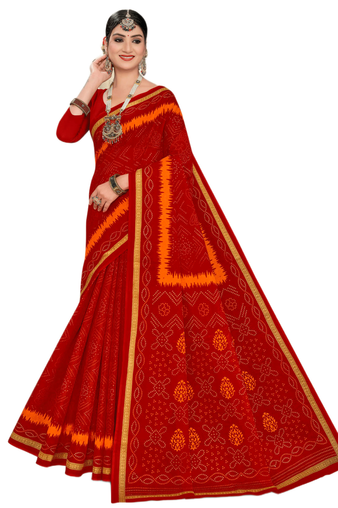 MINU SAREE HUMRAAZ CHUNRI V-1 11010