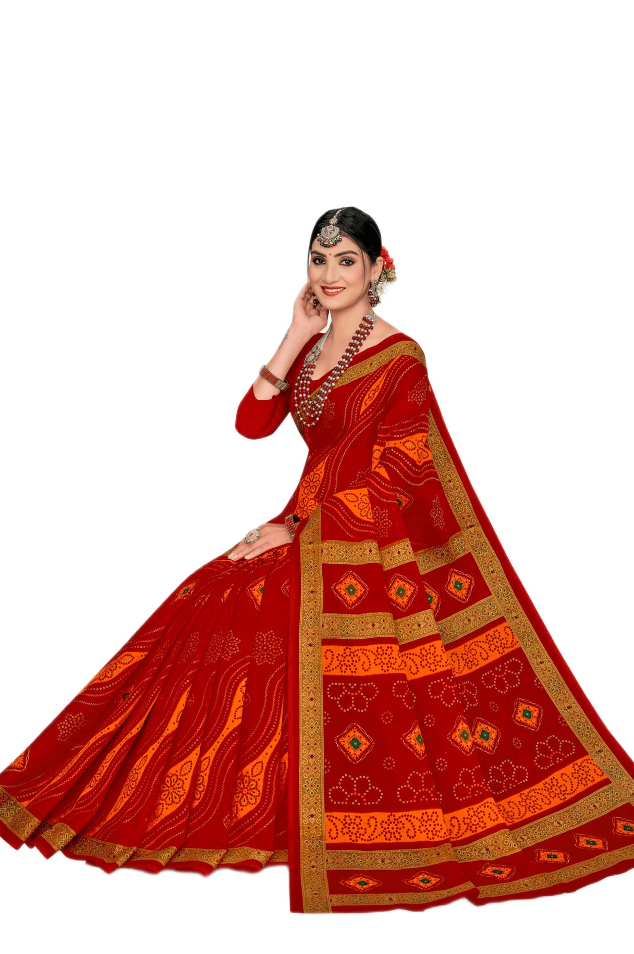 MINU SAREE HUMRAAZ CHUNRI V-1 1033