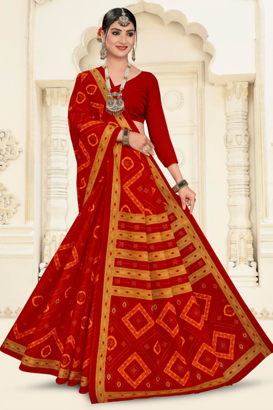 MINU SAREE HUMRAAZ CHUNRI V-1 1066