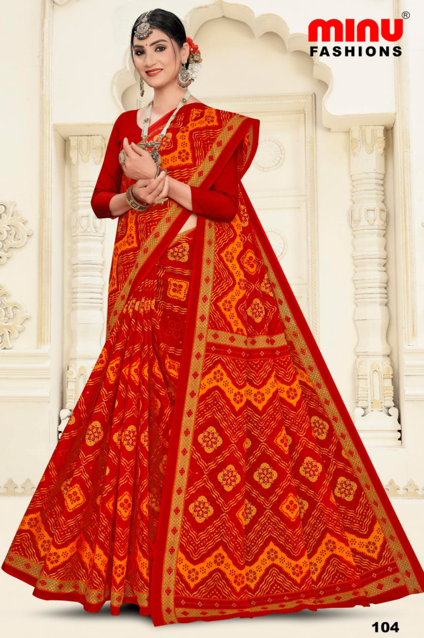 MINU SAREE HUMRAAZ CHUNRI V-1 1044