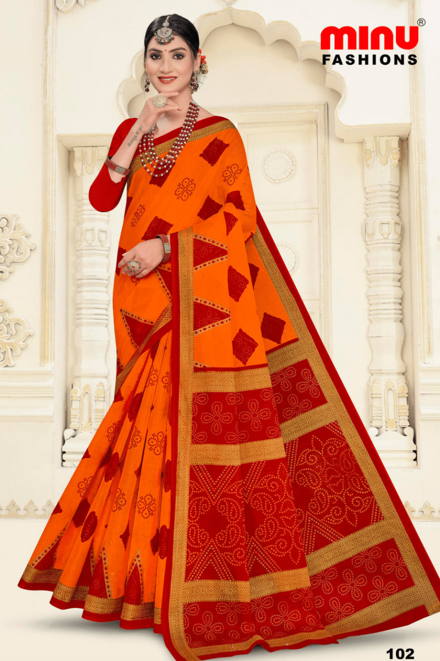 MINU SAREE HUMRAAZ CHUNRI V-1 1022