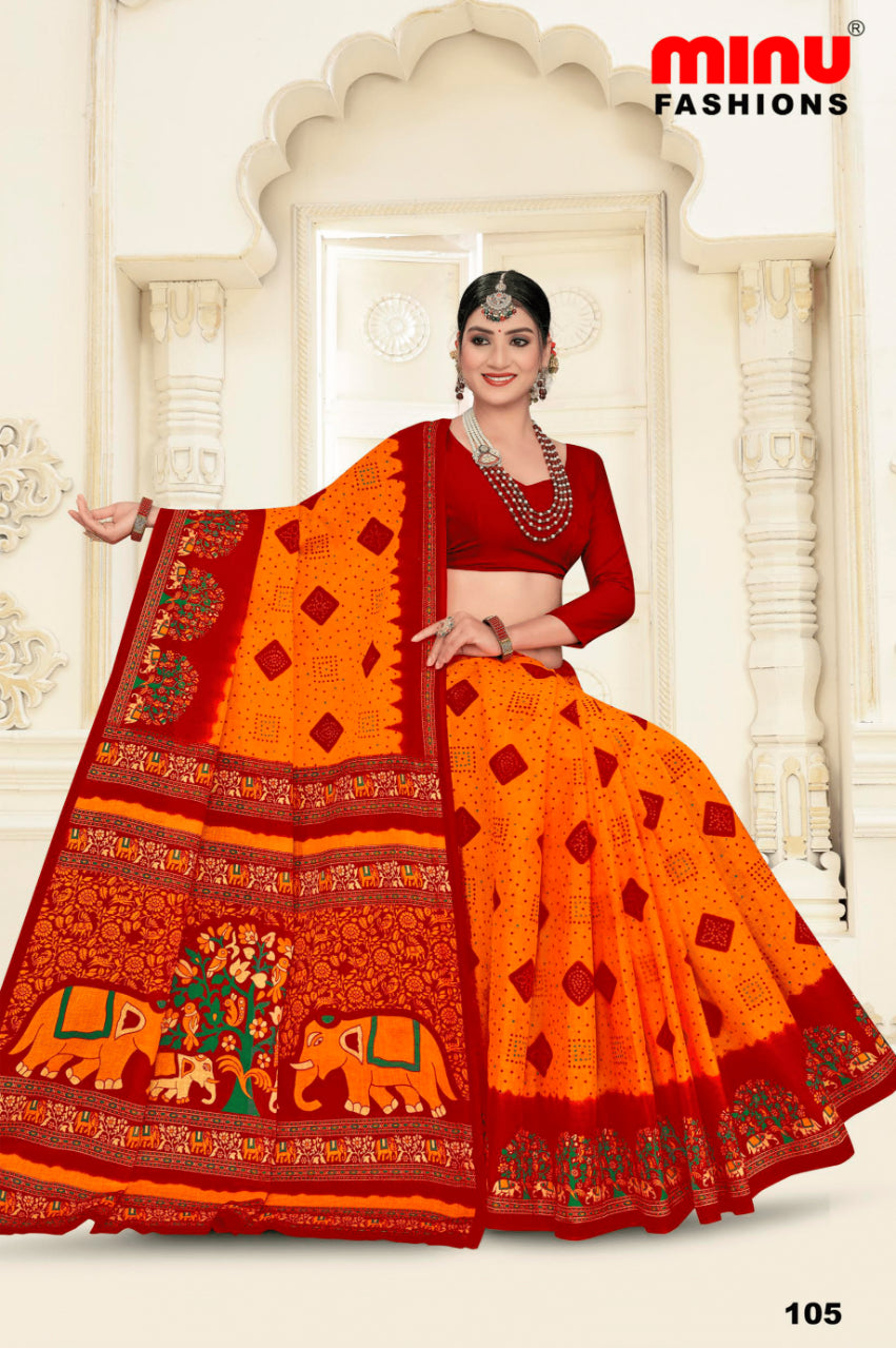 MINU SAREE HUMRAAZ CHUNRI V-1 1055