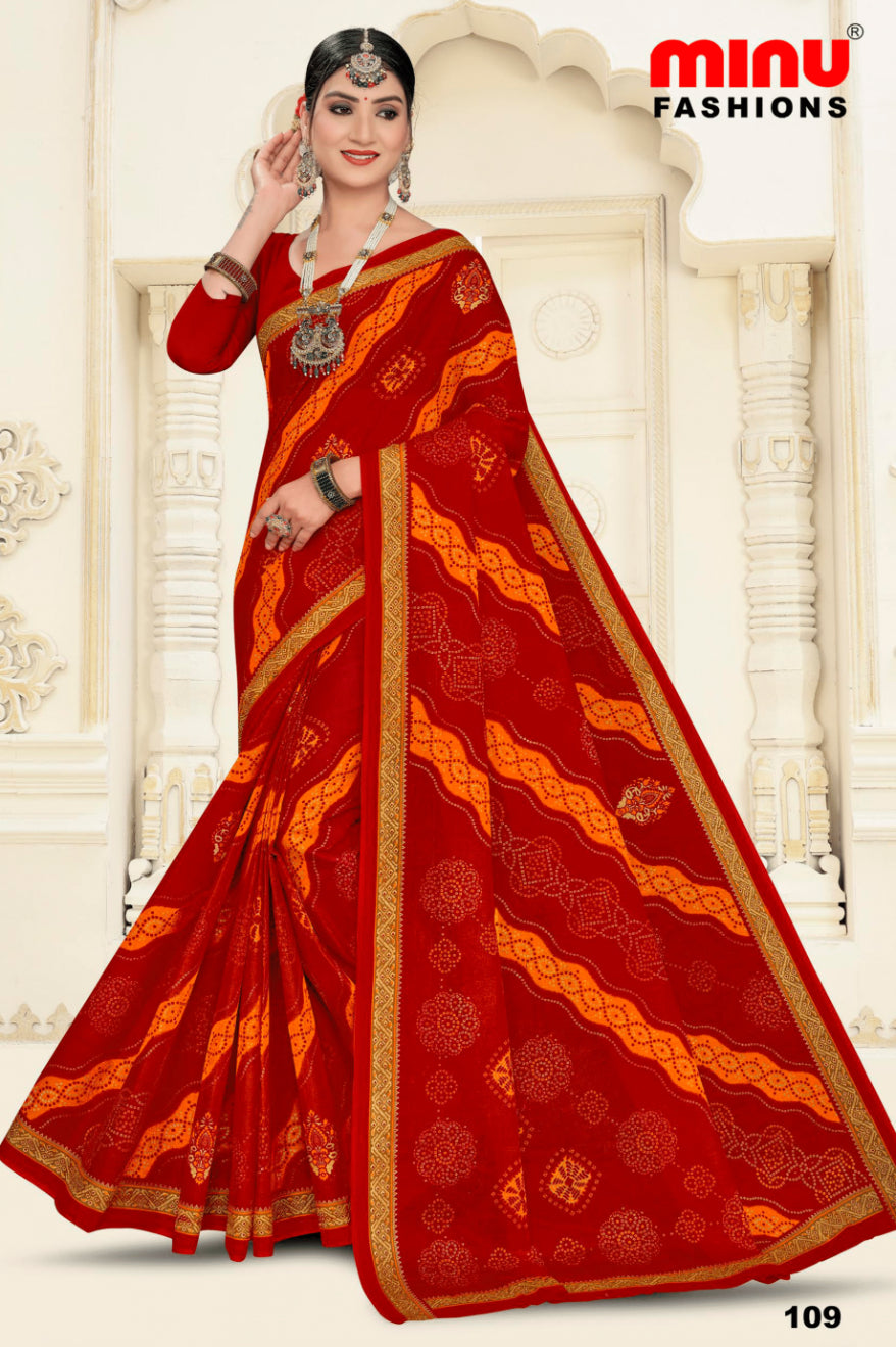 MINU SAREE HUMRAAZ CHUNRI V-1 1099