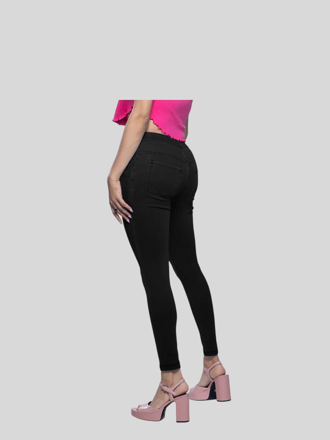 Black Leggings Back