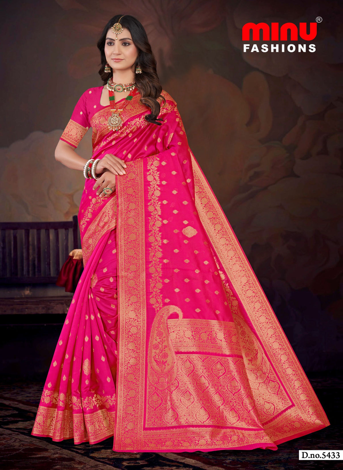 Jannat Bp Litchi Silk Fancy Saree Soft Cotton Saree