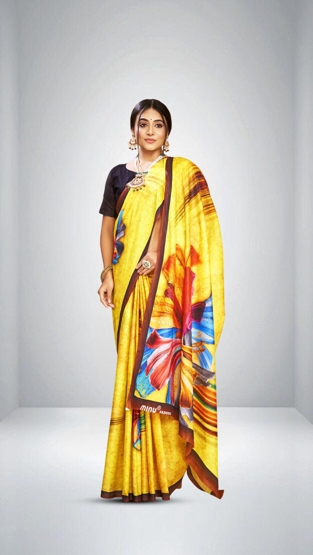 Jeevan Sathi Cotton Digital Printed Saree E Soft Cotton Saree