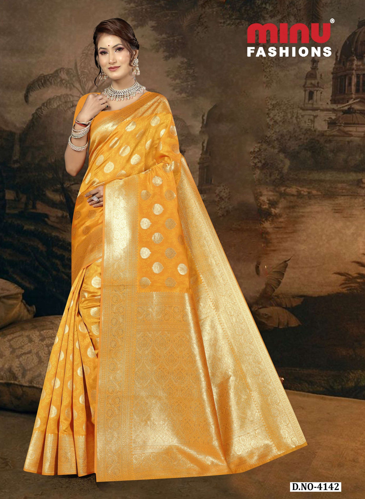 Jannat_1_Bronze_Premium_Cotton_Silk_Katan_Saree_with_BP