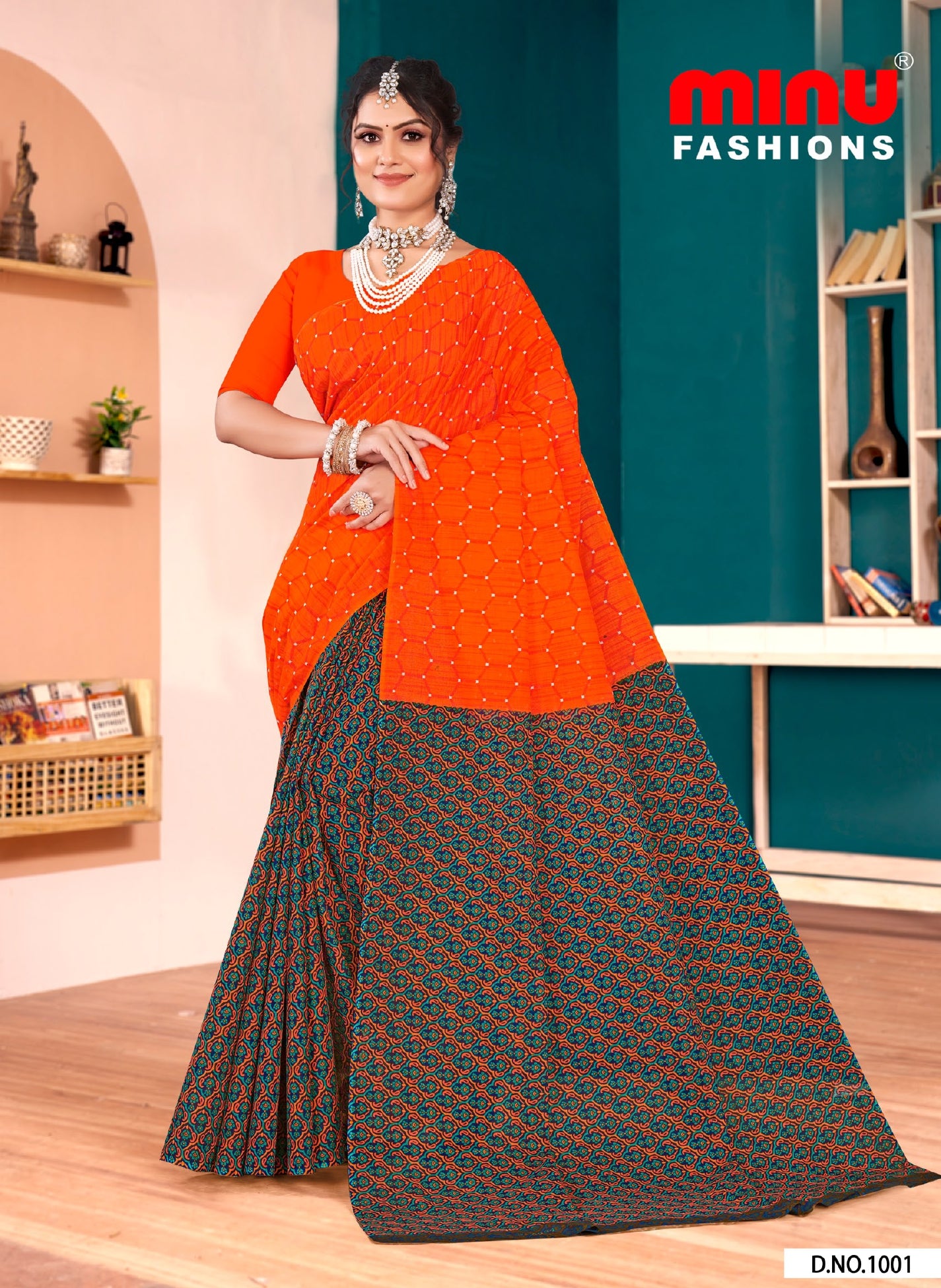 Kolkata Bridge 3 Cotton Printed Saree 1001