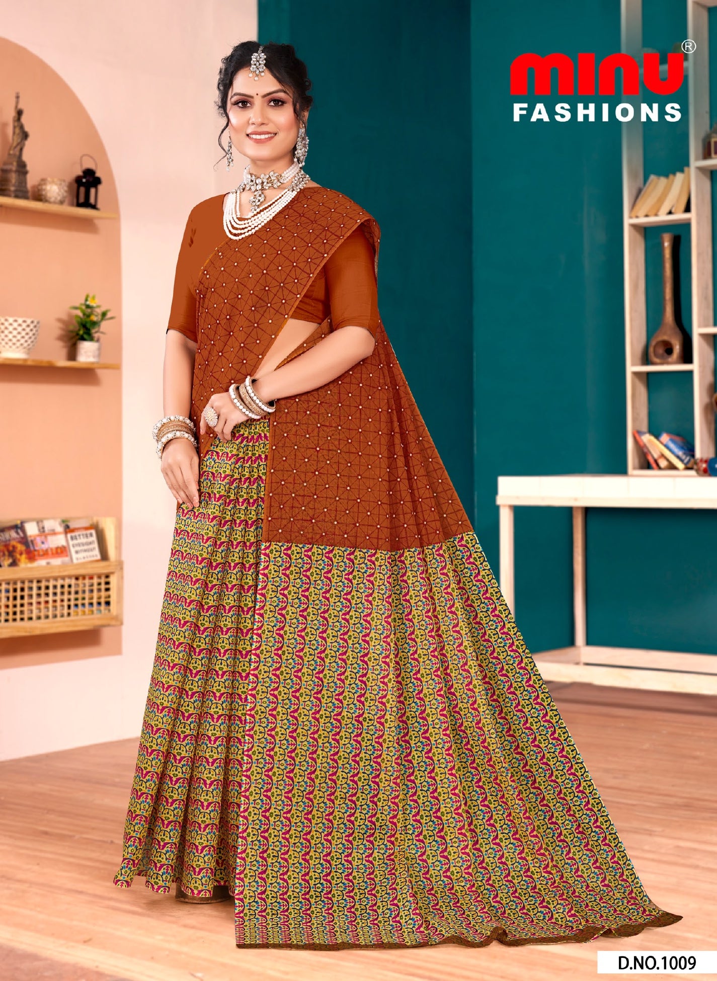 Kolkata Bridge 3 Cotton Printed Saree 1009