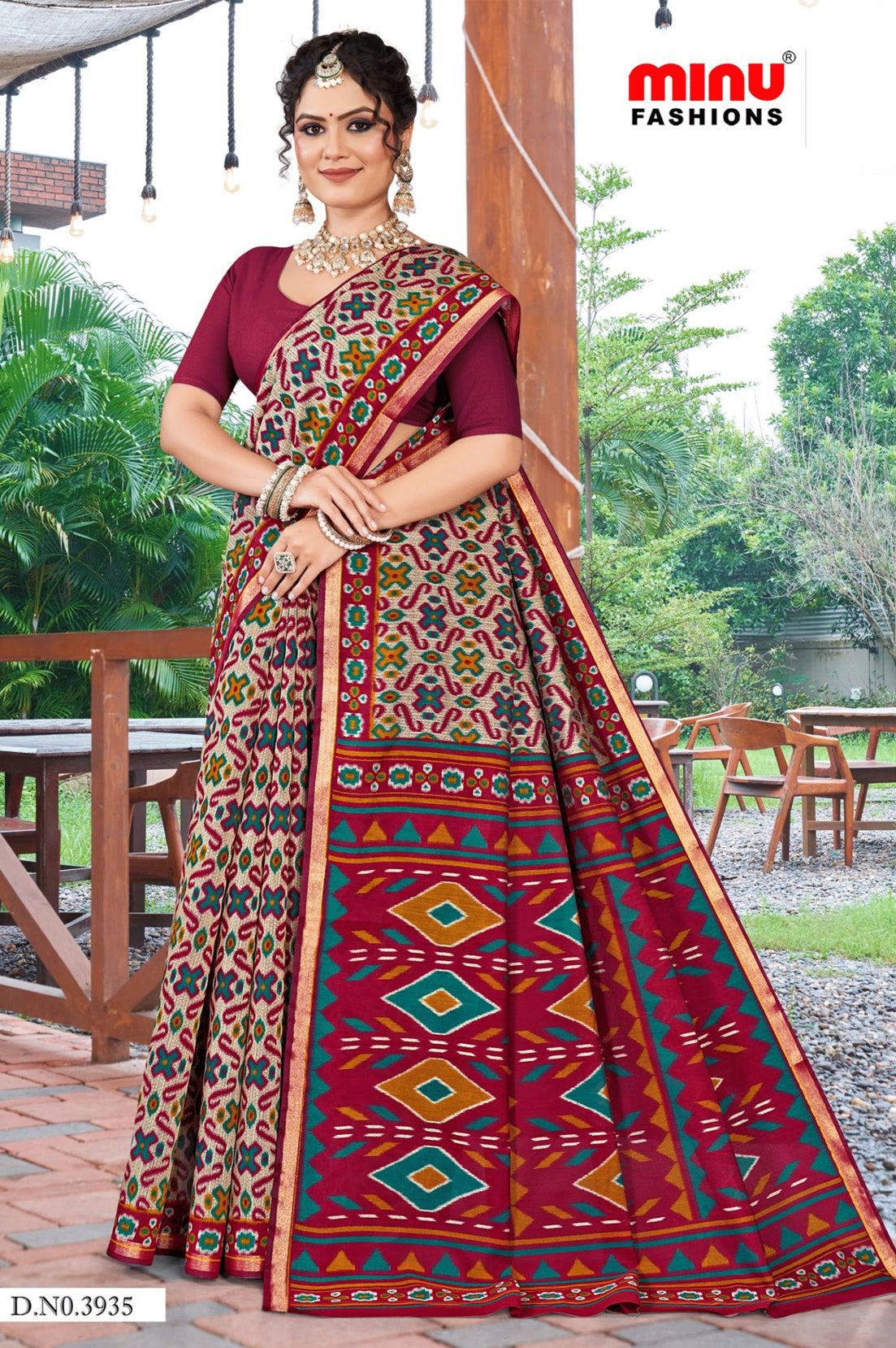 MINU SAREE SILK KANISHKA IKKAT 39375